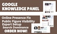 create verified google knowledge panel for person or company