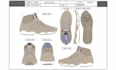 design footwear, sneaker, boot, sandals,  heels with manufacture tech pack
