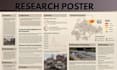 design research scientific poster, medical conference, infographics poster
