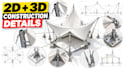 create 2d and 3d architectural and construction details
