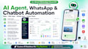create ai agent for sales, whatsapp, and chatbot automation