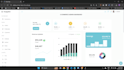 create react dashboard for health, finance, admin panel with charts