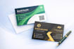 design a professional and modern business card with a qr code