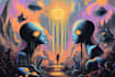 make trippy, psychedelic, surreal, illustrations designs