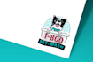 create a custom modern pet grooming logo design