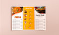 design a professional restaurant menu and digital menu card