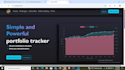stock and crypto market portfolio website development