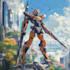 design mecha robot character sheet design