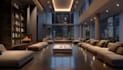 create luxurious apartment rain video for monetization