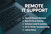 fix your PC or laptop remotely via teamviewer or anydesk
