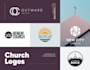 create a beautiful and professional church logo design