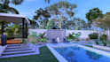 do backyard landscape design, pool, patio, landscape garden design