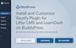 build buddypress lms, youzify, learndash, membership or community website