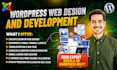 design or redesign wordpress joomla or HTML website