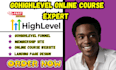 migrate online course website to gohighlevel from kajabi thinkific teachable ghl
