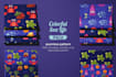 create cute cartoon seamless patterns for kids clothing, fabric print