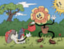 create retro vintage cartoon illustration