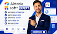 setup client portal, airtable, airtable automation, softr softr airtable, softr