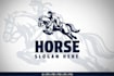 create high resolution vintage horse logo
