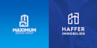 do  modern real estate 3d business logo design