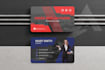 real estate business card design, custom and professional