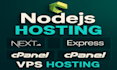 deploy nodejs,nextjs,nestjs host to cpanel or vps hosting