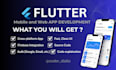 develop a high level flutter mobile app