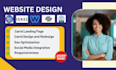 design responsive card landing page ionos weebly squarespace and webcom