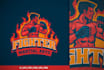 do mascot fighter martial art logo