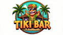 create a custom tiki bar mascot logo with unlimited revision
