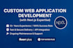 develop a highquality web application using react, nextjs, and laravel