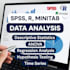 do data analysis in IBM spss, r, and minitab