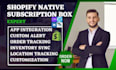 setup shopify native subscription box loop seal appstle subi casa paywhirl