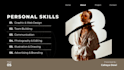 design portfolio website or personal website