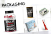 design luxury product packaging and insert cards with 3d mockups