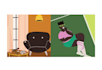 flat design 2d illustration vector line art isometric illustration for web app