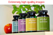 put your label, logo on 100 pill, vitamin bottle mockups