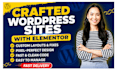 design and customize wordpress a elementor website