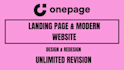 design redesign website or landing page with onepage dot io