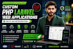 build a custom PHP laravel web app with API integration