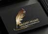 retro, vintage or publishing logo design
