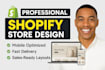 design a premium shopify dropshipping store
