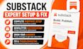 setup substack account substack post, editable substack newsletter template