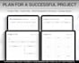 yearly etsy digital planner, hyperlinked budget planner spreadsheet, printable