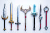 design fantasy weapons in any artstyle