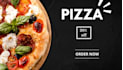 professional modern restaurant menu food flyer posters