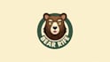 do bear head mascot logo design