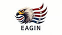 do hawk eagle head usa mascot logo 04 with company