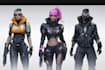 design an sci fi or cyberpunk character artwork