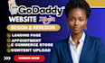 do godaddy website design godaddy website redesign wordpress hostinger website
